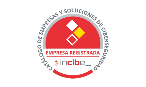 INCIBE · Empresa registrada en el Catálogo de Empresas y Soluciones de Ciberseguridad
